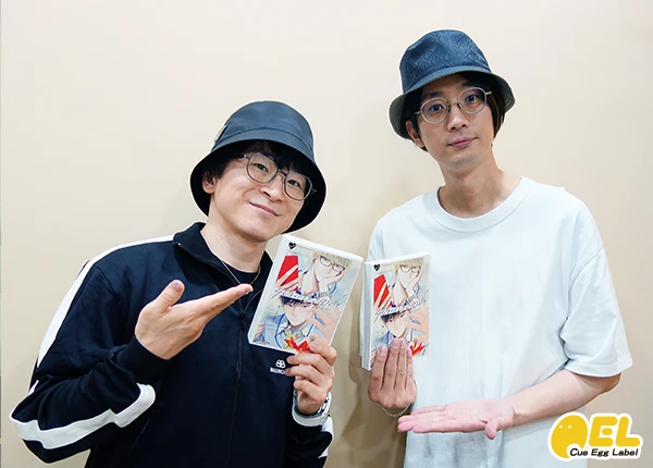 キャストインタビュー写真 阿部 敦さん、江口拓也さん